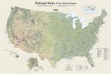 National Parks of the United States Map - US Park Pass