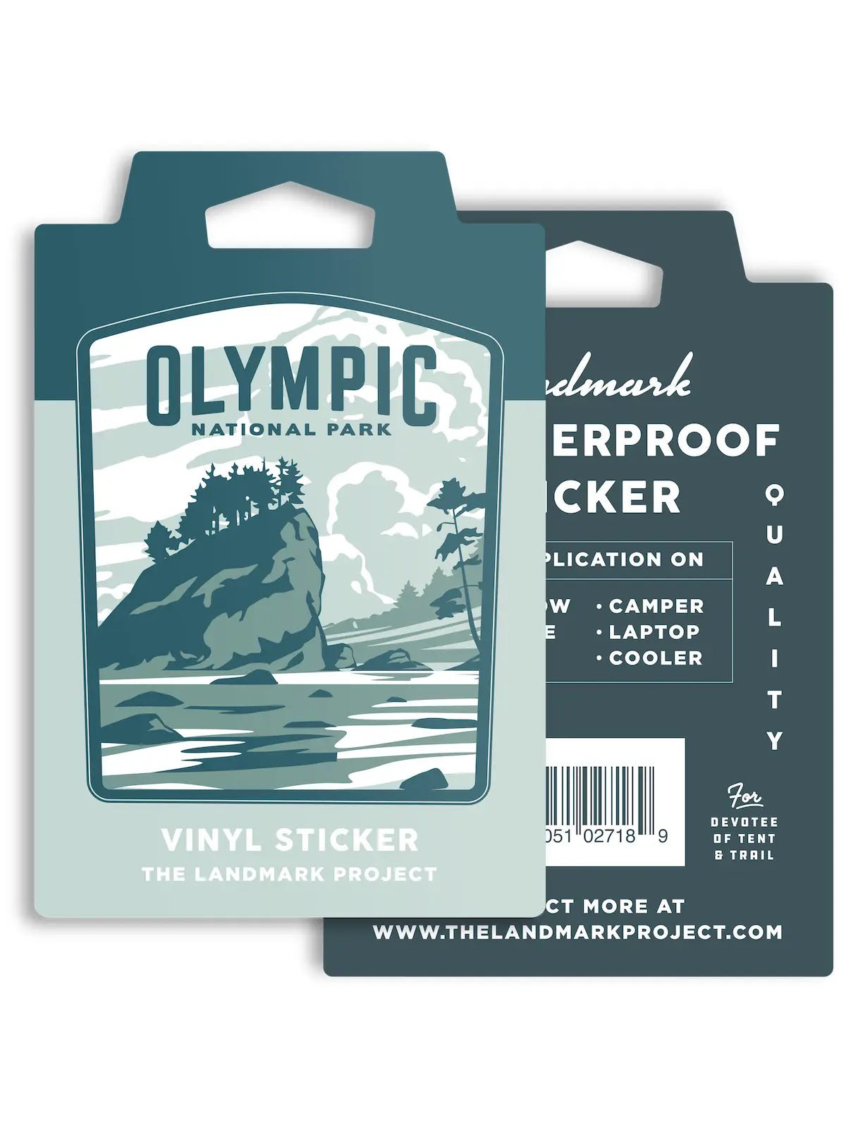 The Landmark Project Weatherproof Vinyl Stickers - US Park Pass