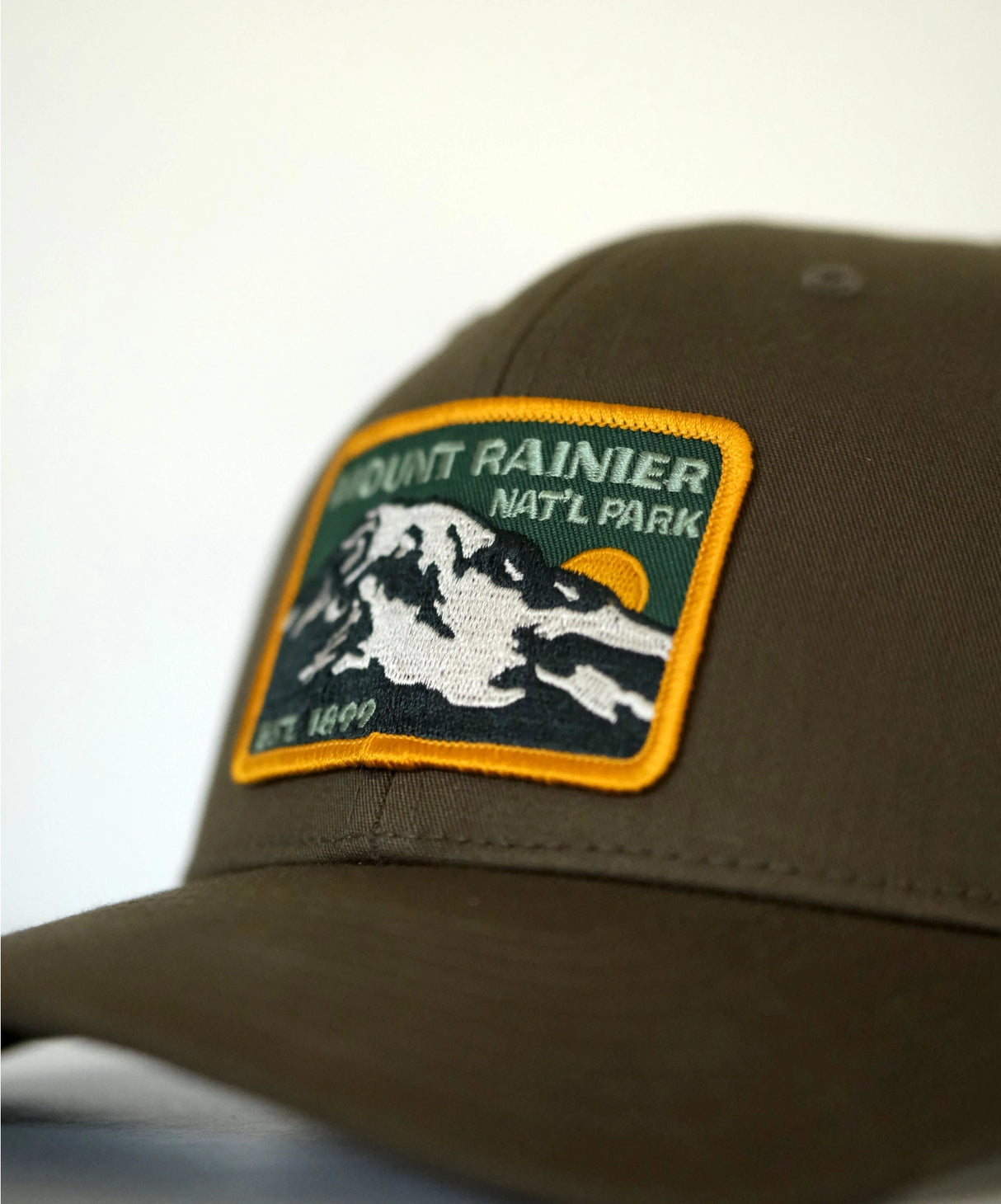 Mount Rainier National Park Est 1899 Trucker Cap - US Park Pass