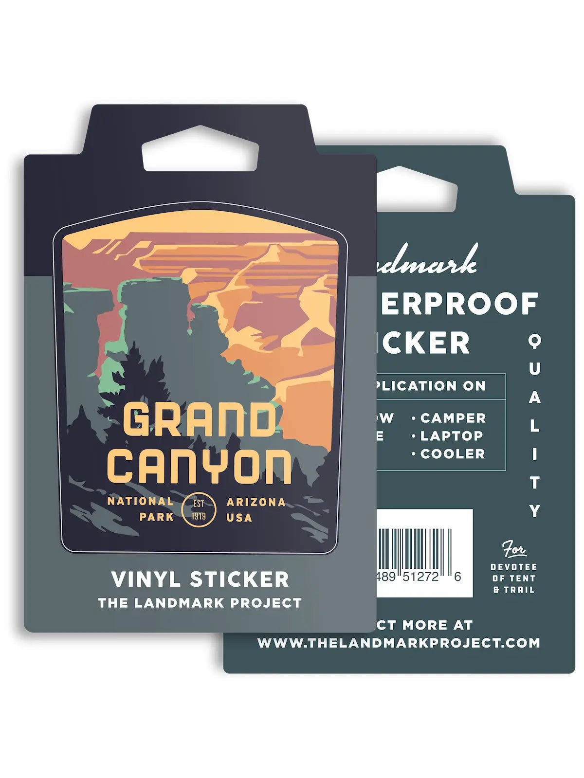 The Landmark Project Weatherproof Vinyl Stickers - US Park Pass