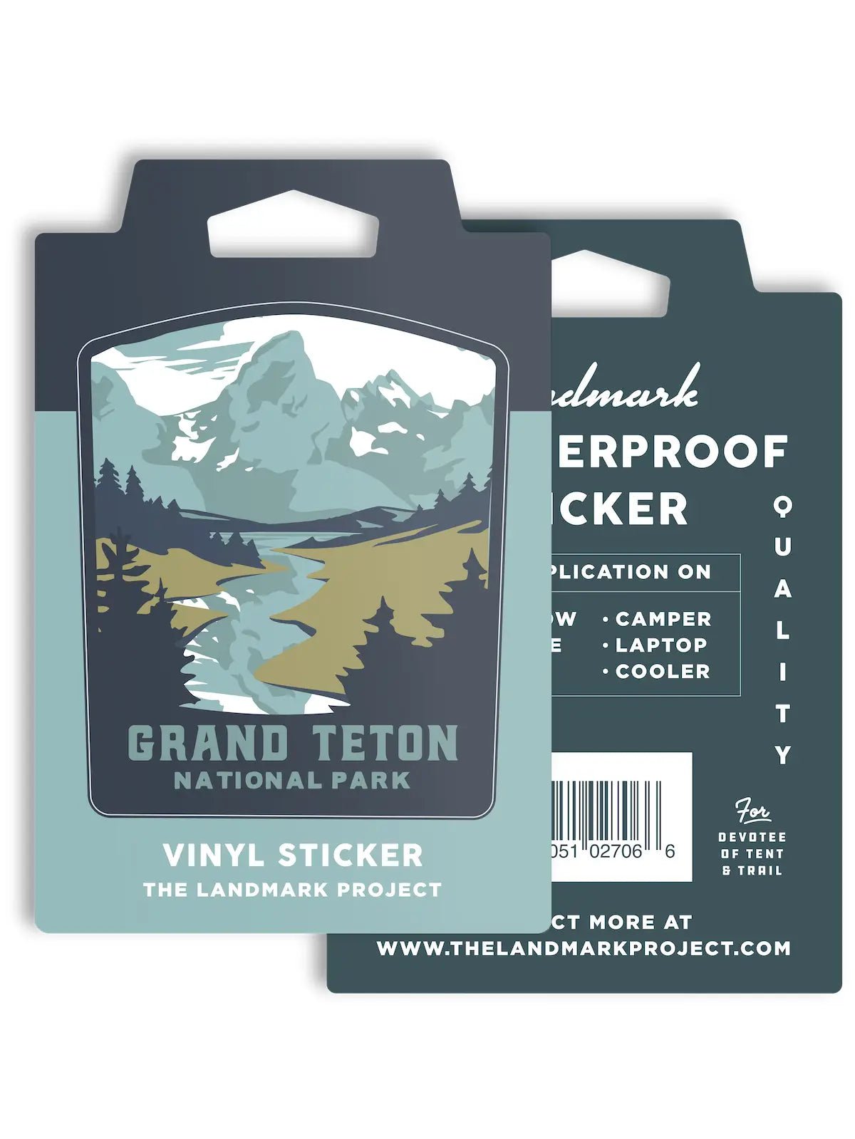 The Landmark Project Weatherproof Vinyl Stickers - US Park Pass