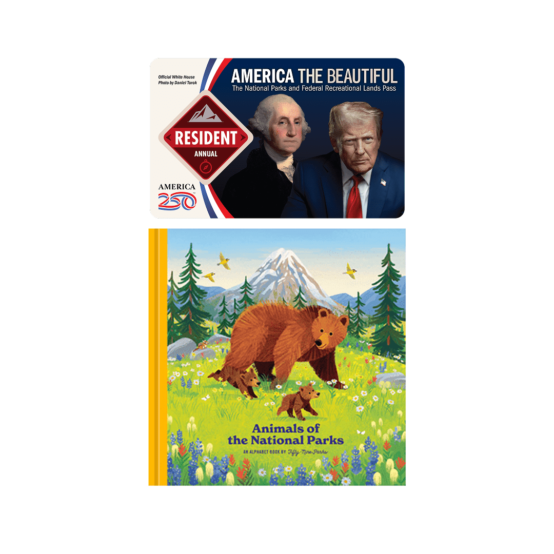 ABC Adventure Bundle - Park Pass + Animals of the National Parks: An Alphabet Book - US Park Pass