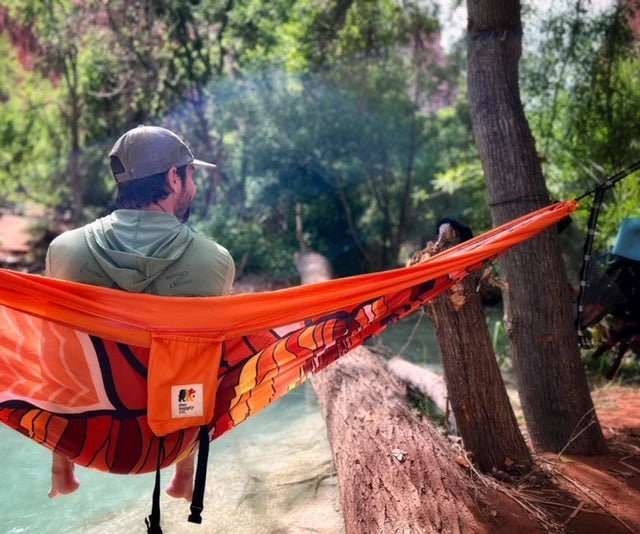 National Park Hammock, Double Hammock Comes w/ Carabi - US Park Pass