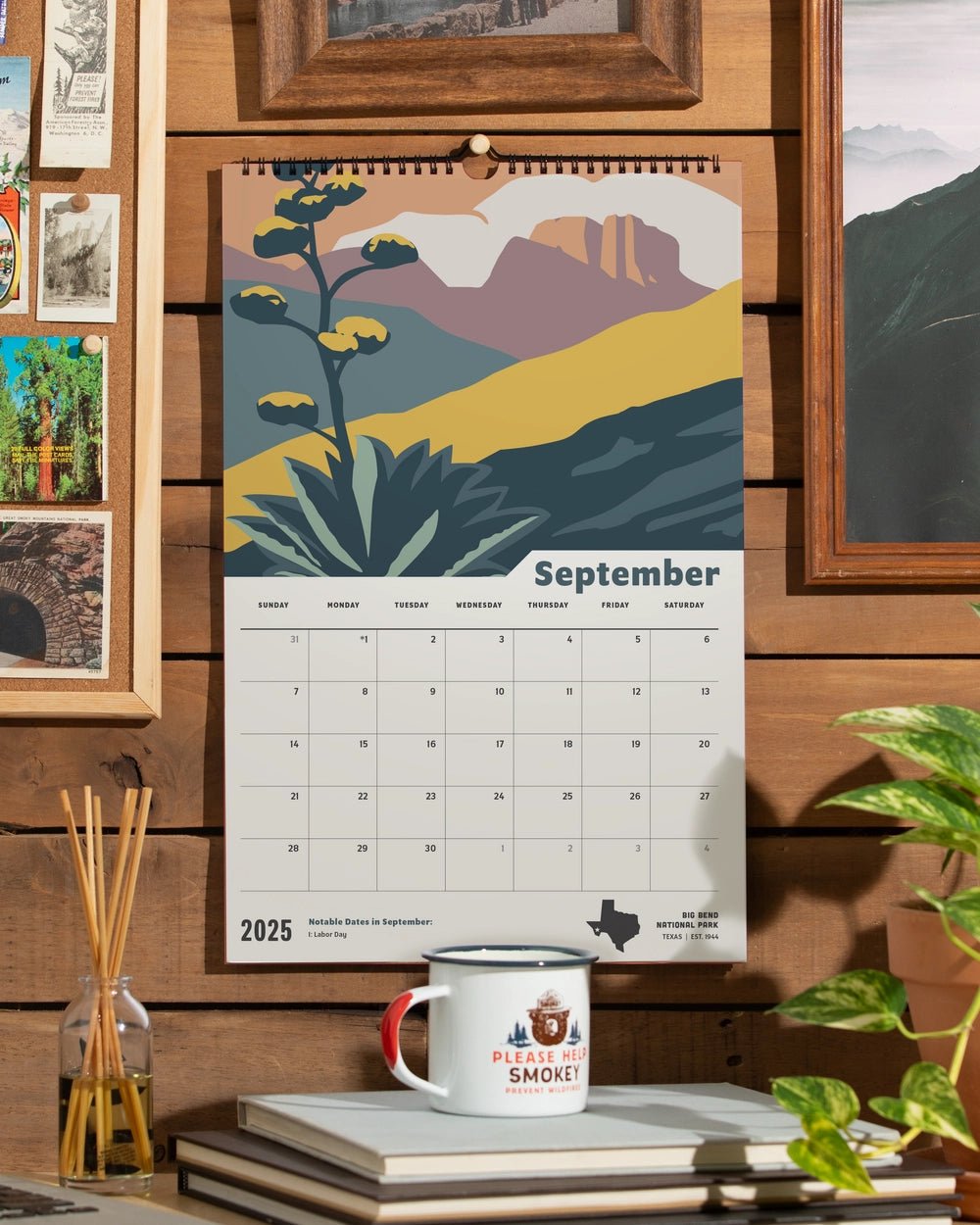 2025 National park Calendar - US Park Pass
