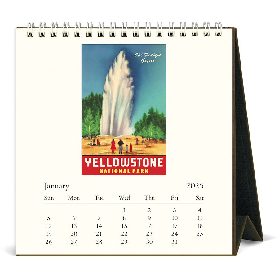National Parks Desk Calendar - US Park Pass