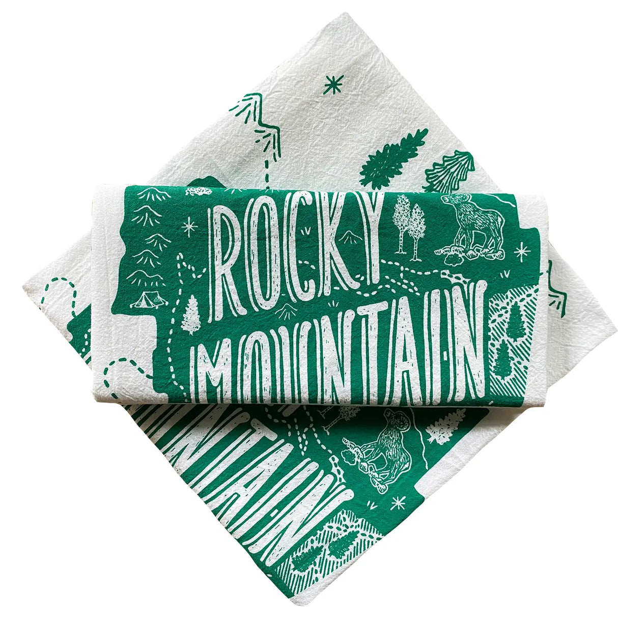 National Park Linen Tea Towels - US Park Pass