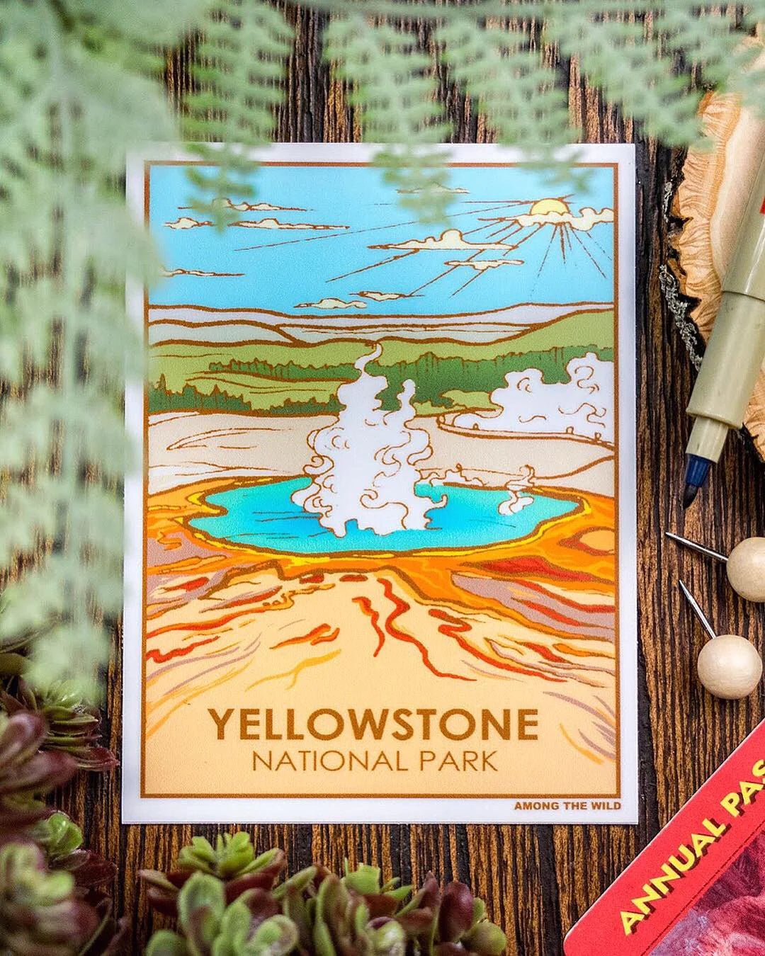 ATW National Park Waterproof Vinyl Stickers - US Park Pass