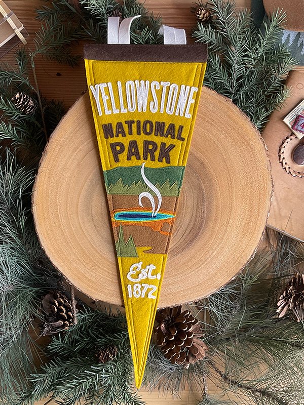 Yellowstone Grand Prismatic Pennant - US Park Pass