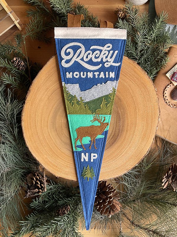 Rocky Mountain Hallett Pennant - US Park Pass