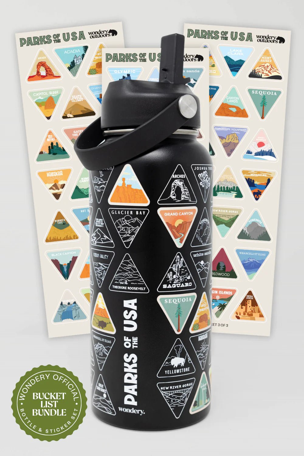 Water Bottle: Parks of the USA Bucket List - US Park Pass