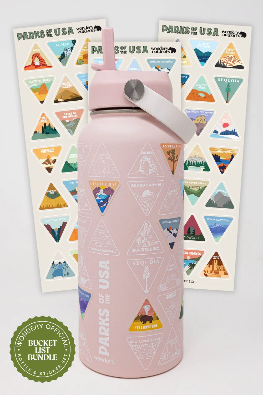 Water Bottle: Parks of the USA Bucket List - US Park Pass