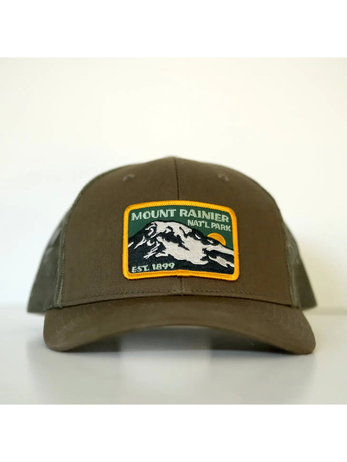 Mount Rainier National Park Est 1899 Trucker Cap - US Park Pass