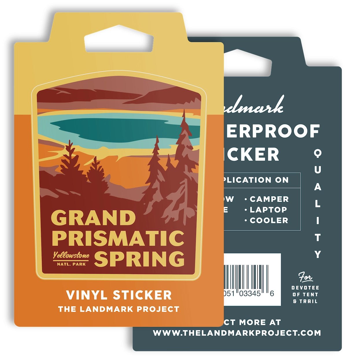 The Landmark Project Weatherproof Vinyl Stickers - US Park Pass