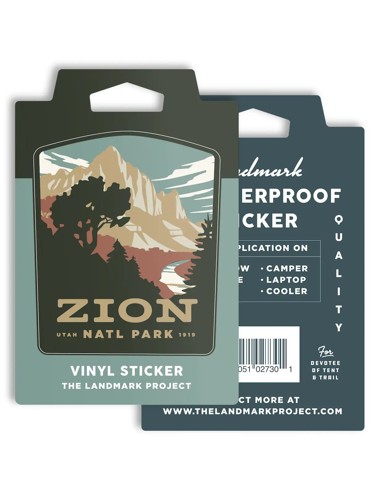 The Landmark Project Weatherproof Vinyl Stickers - US Park Pass