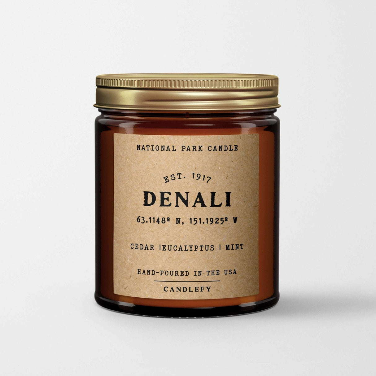Denali National Park Candle - US Park Pass
