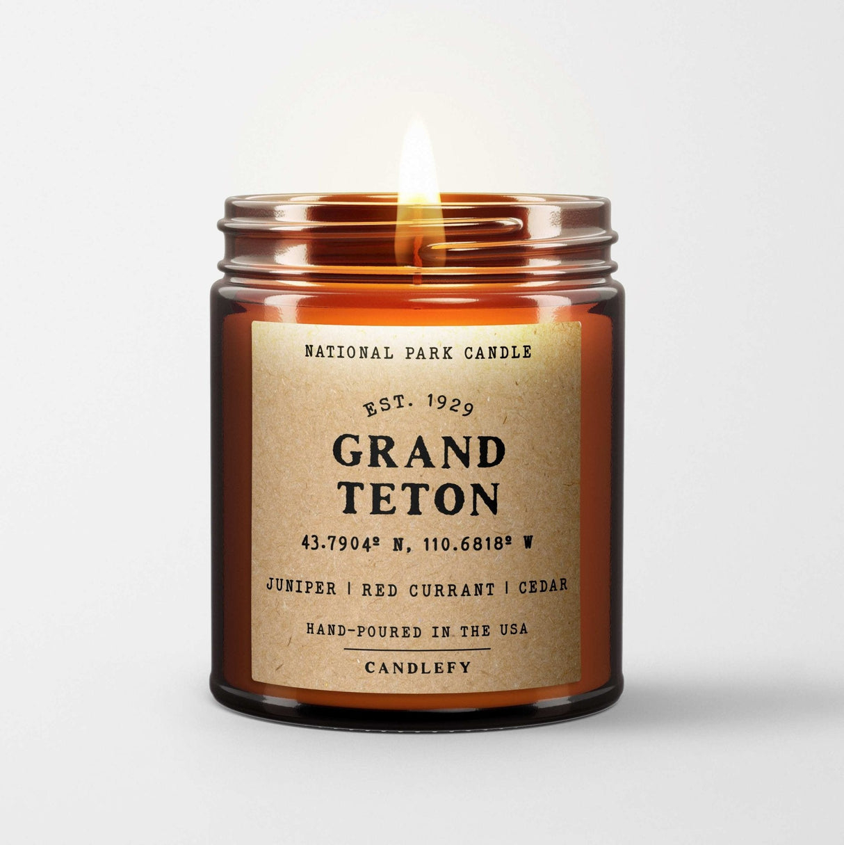 Grand Teton National Park Candle - US Park Pass
