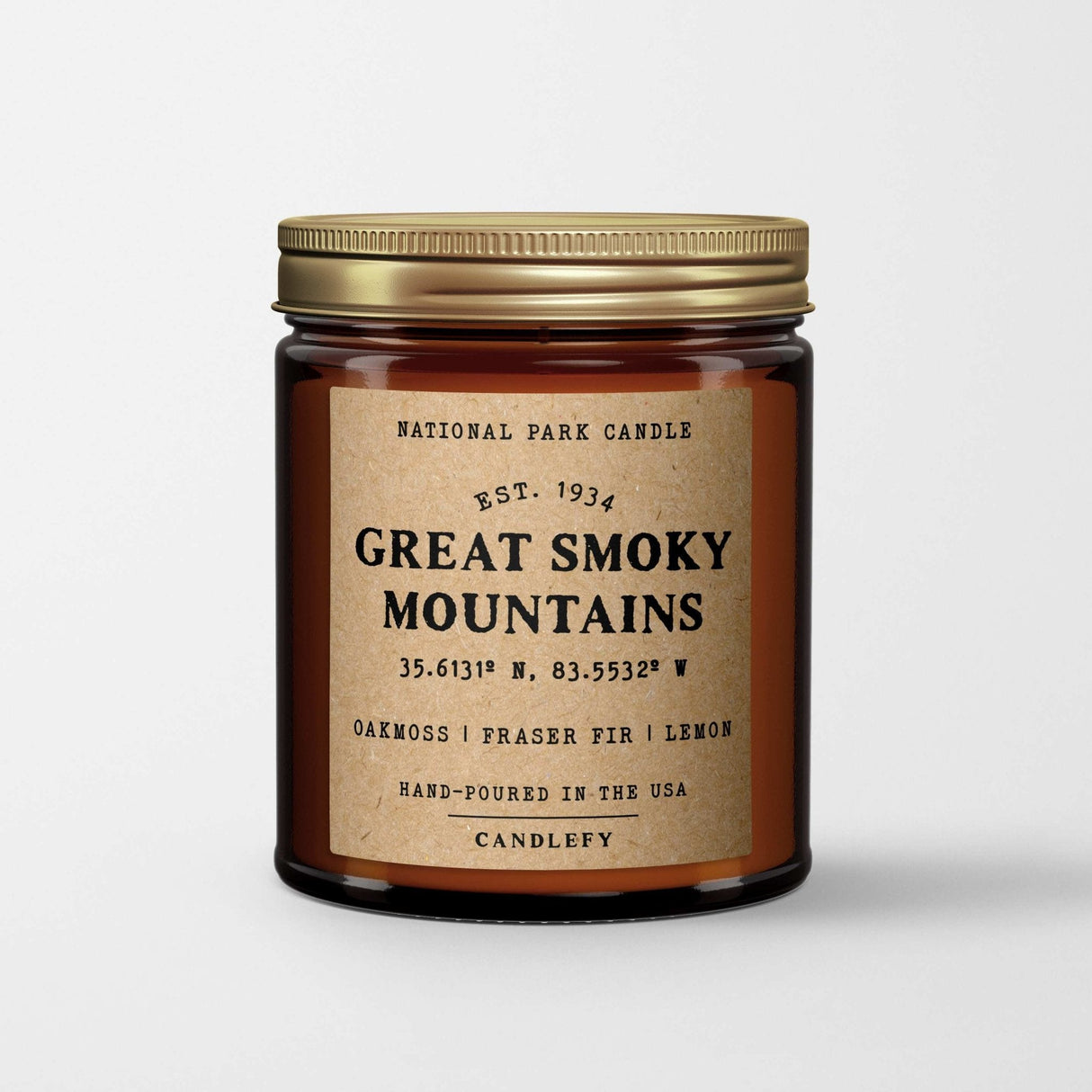 Great Smoky Mountains National Park Candle - US Park Pass