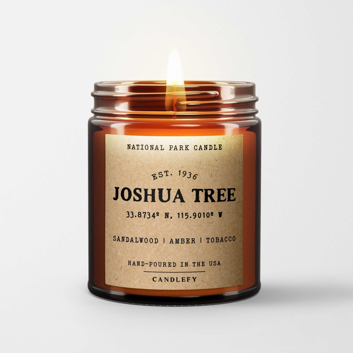 Joshua Tree National Park Candle - US Park Pass