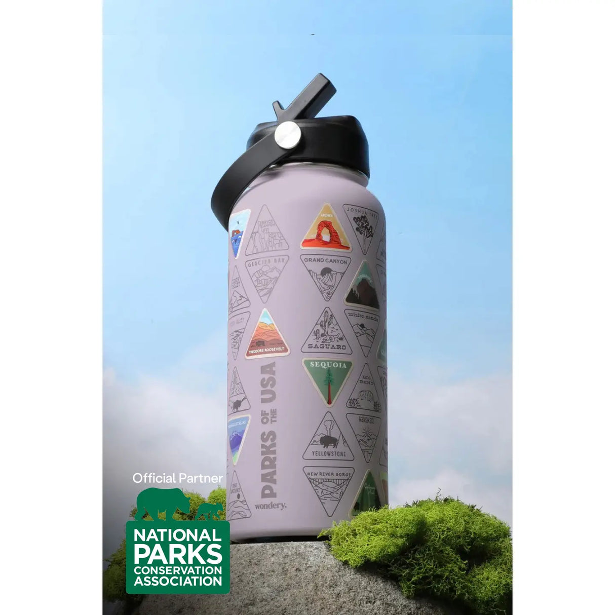 Water Bottle: Parks of the USA Bucket List - US Park Pass