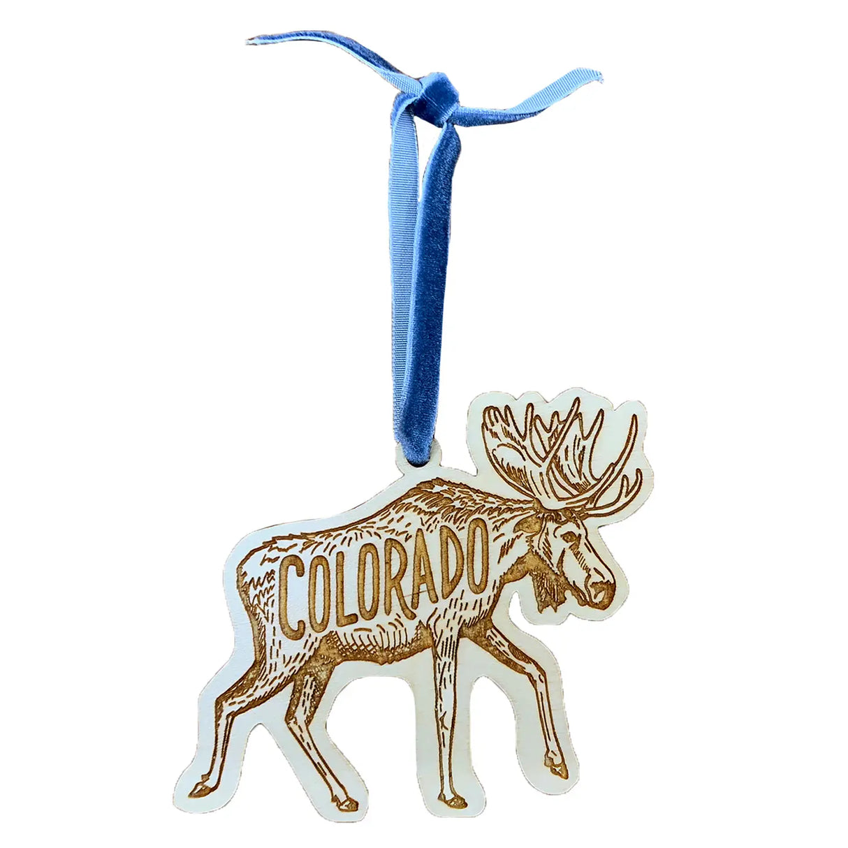 Colorado Moose Ornament - US Park Pass