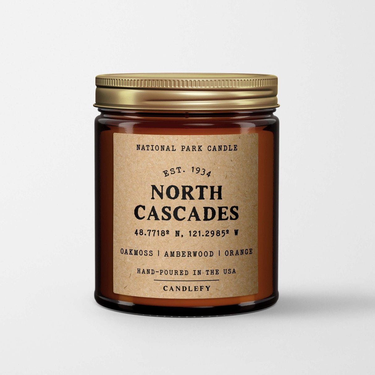 North Cascades National Park Candle - US Park Pass