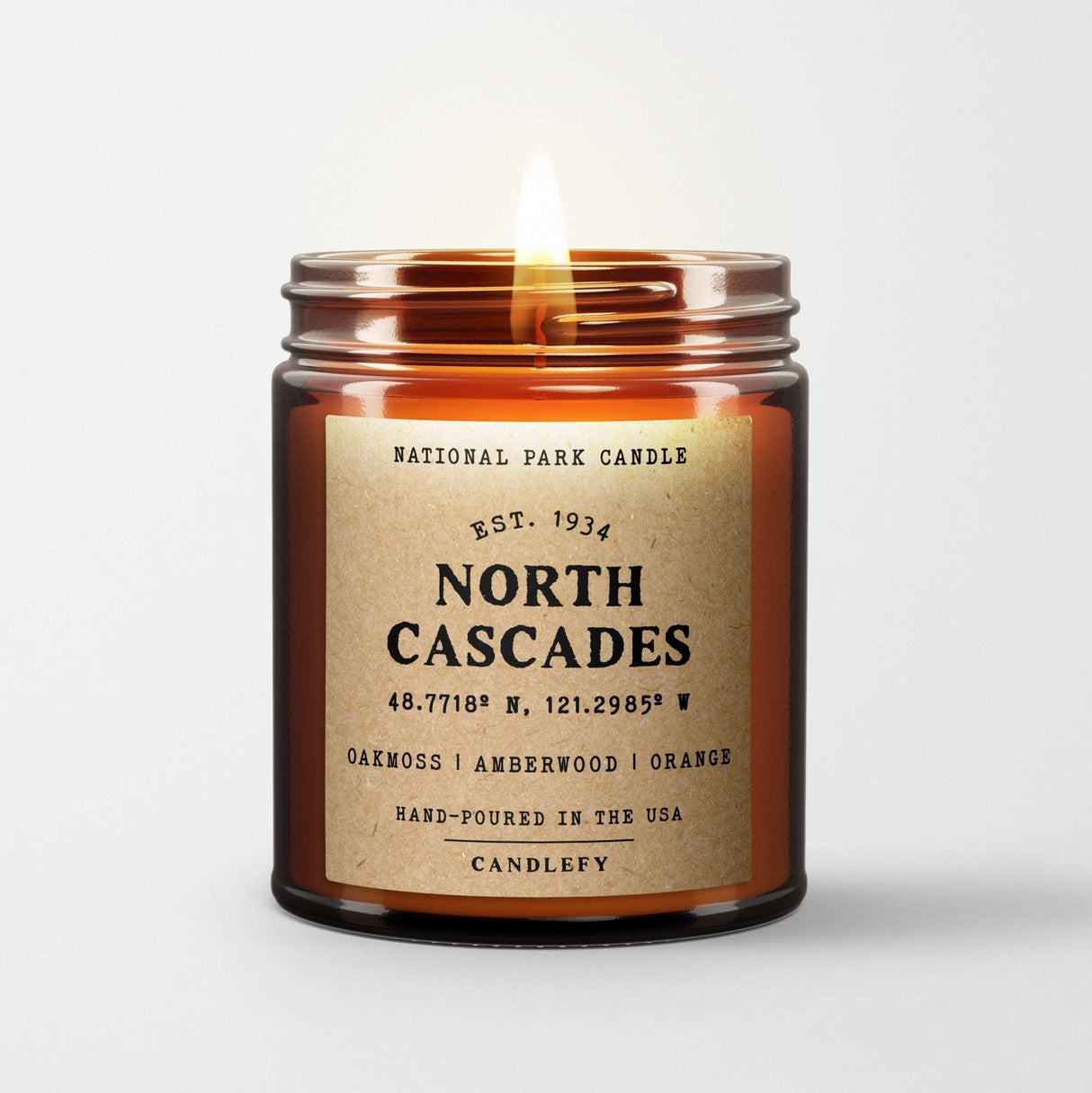North Cascades National Park Candle - US Park Pass