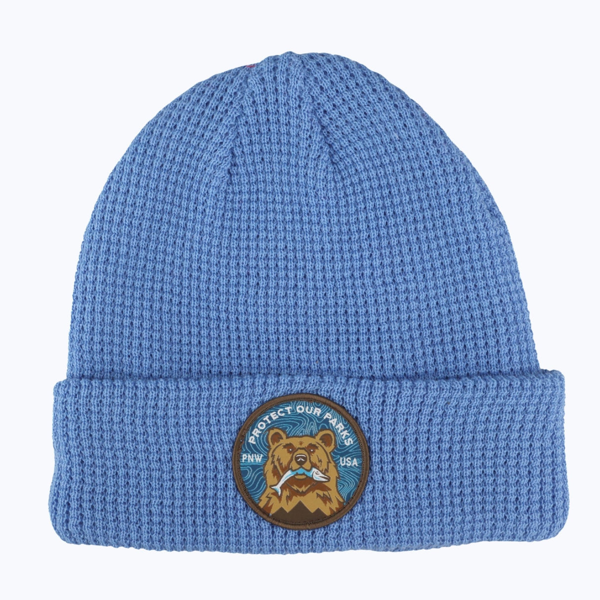 Protect Our Parks Bear Recycled Waffle Beanie - US Park Pass