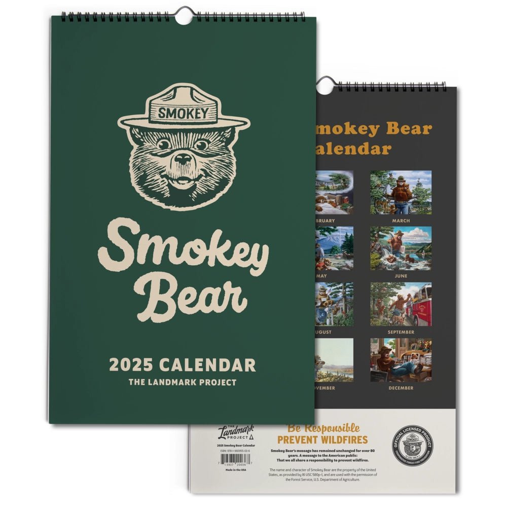 Smokey Bear Calendar 2025 - US Park Pass