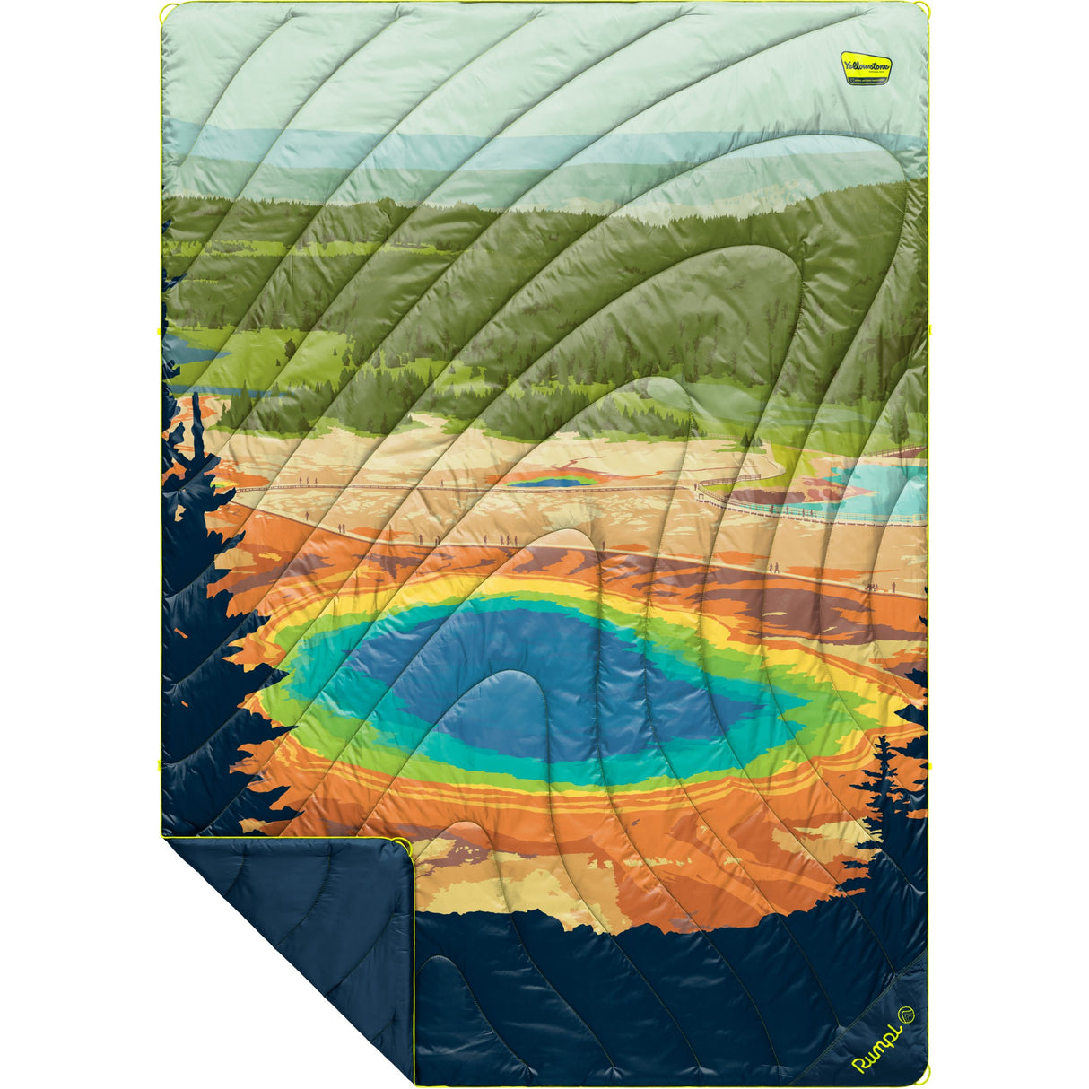 Rumpl Original Puffy National Park Blanket - US Park Pass