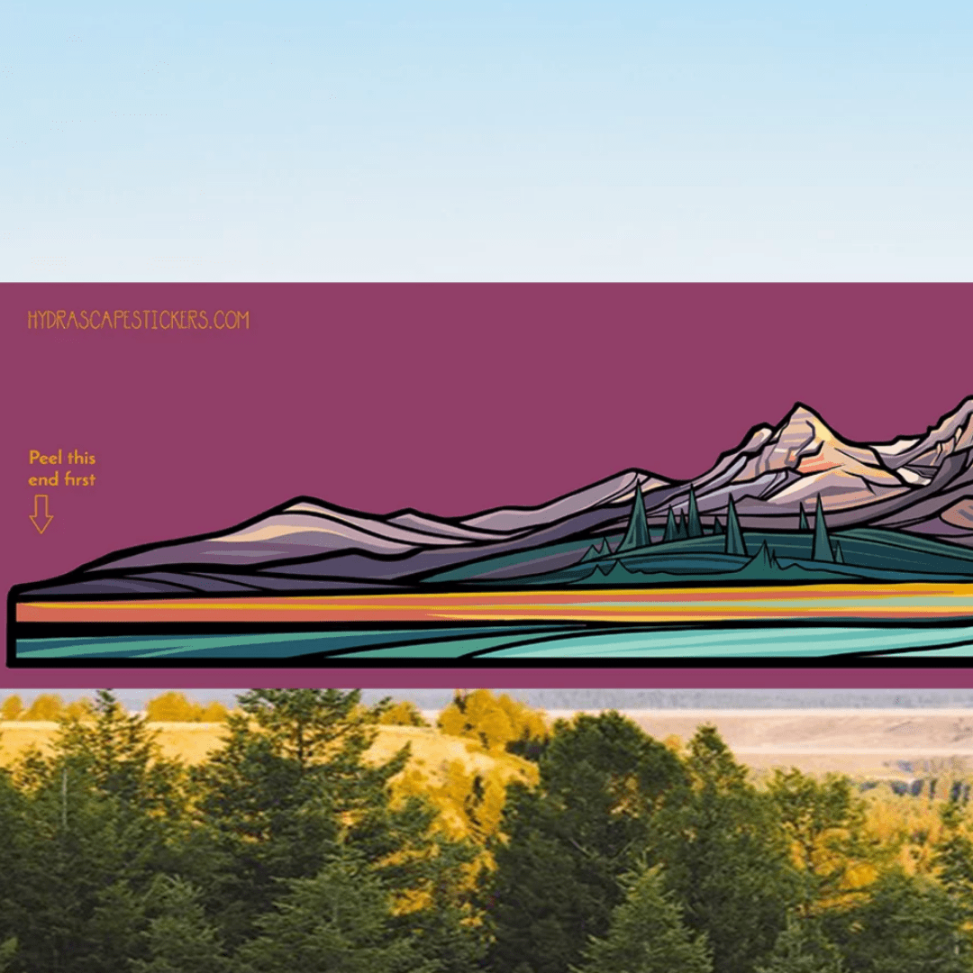 GRAND TETON Infinity Sticker - US Park Pass
