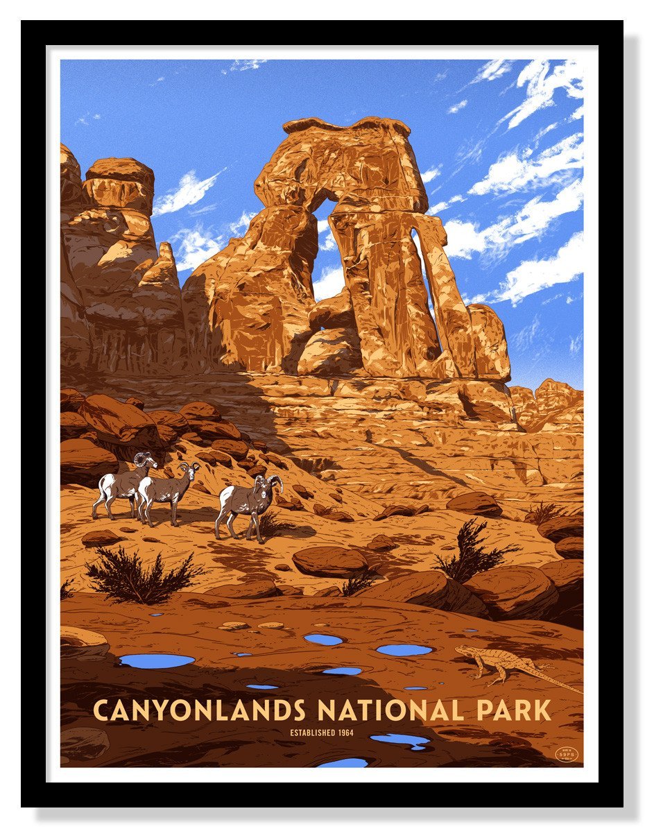 Canyonlands National Park Poster - 18" x 24" - US Park Pass