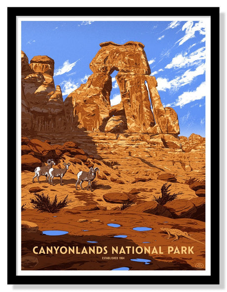 Canyonlands National Park Poster - 18" x 24" - US Park Pass