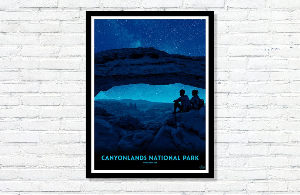 Canyonlands National Park Poster - 18" x 24" - US Park Pass