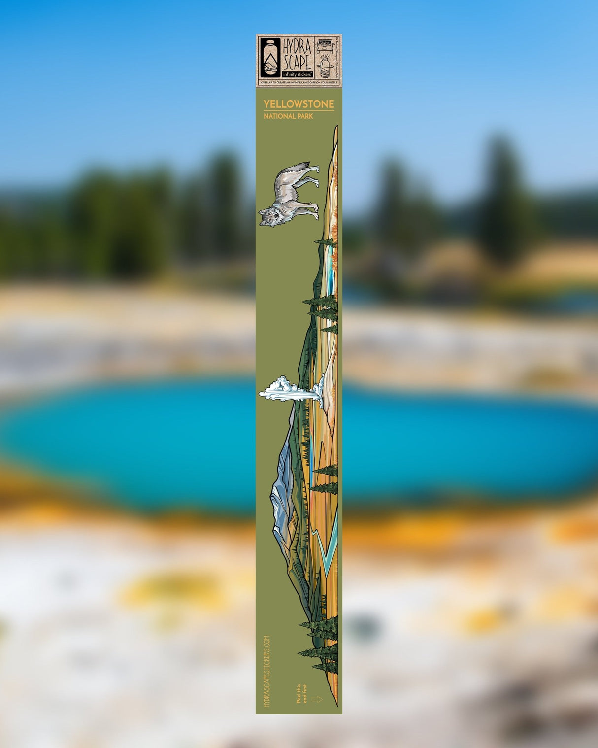 YELLOWSTONE Infinity Sticker - US Park Pass