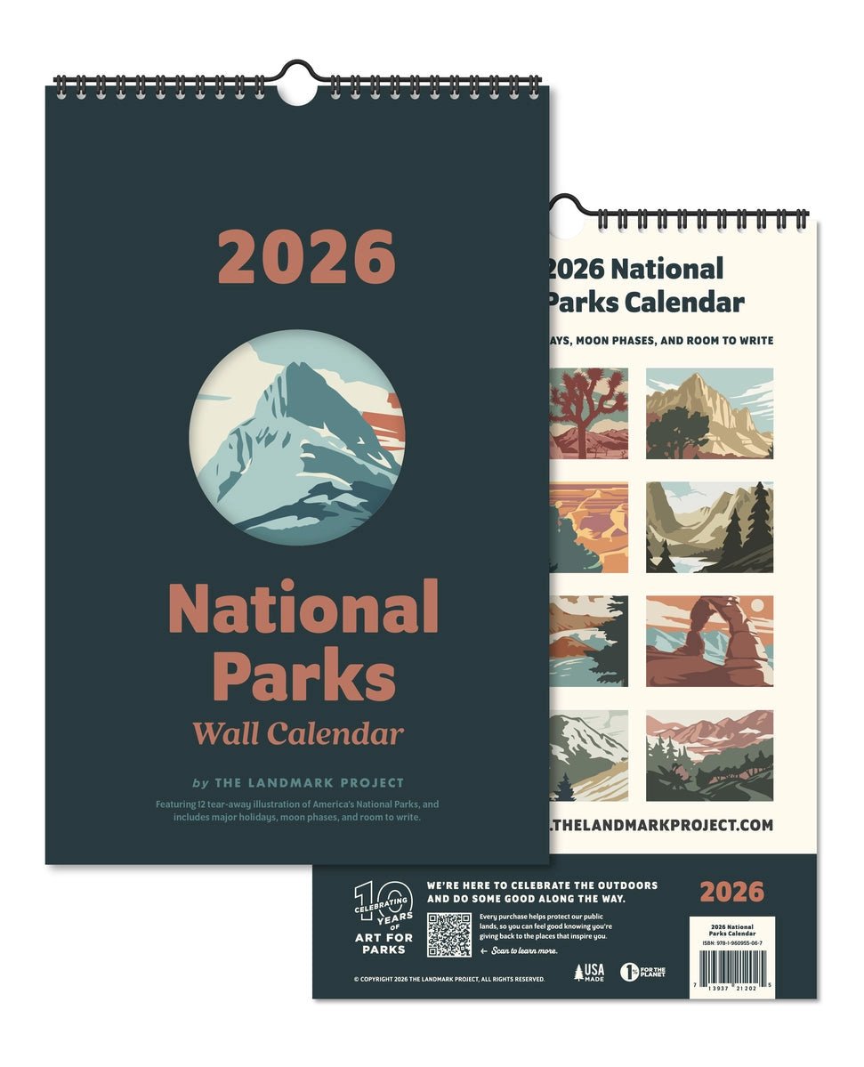 2026 National park Calendar - US Park Pass