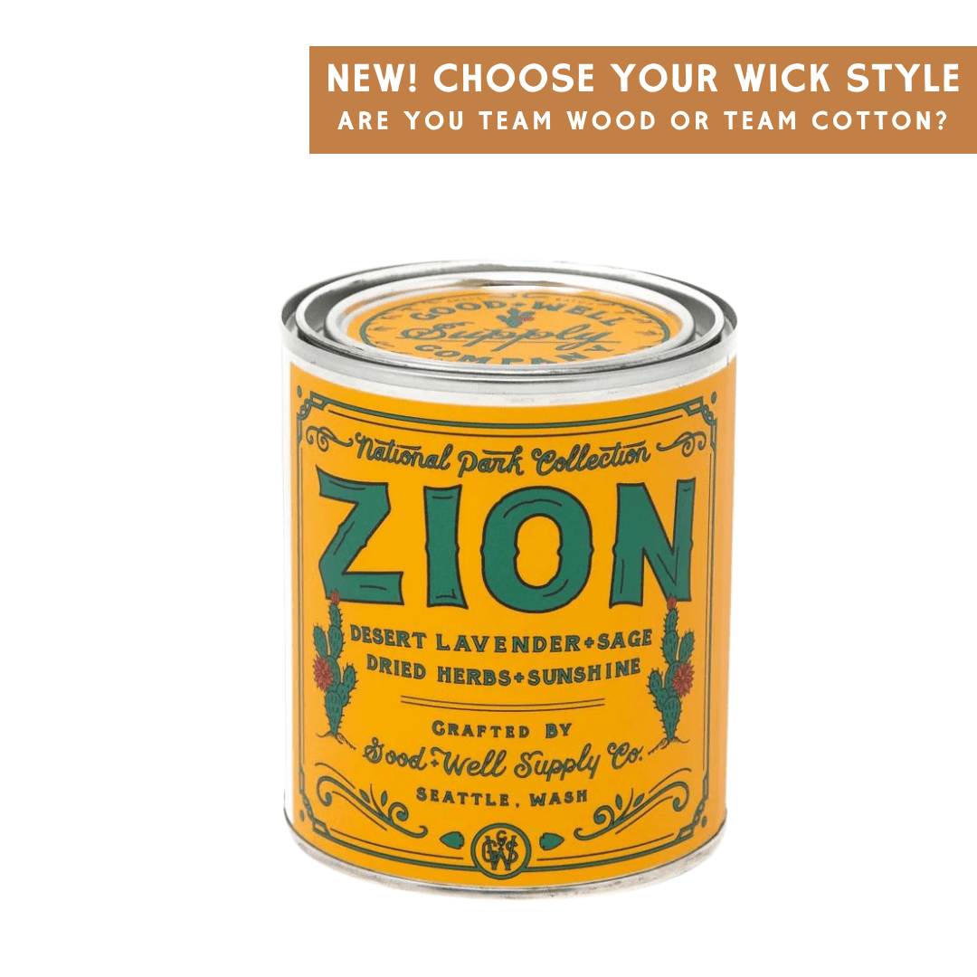 新品未開封　ZION　HANDMADE CANDLE [Memuro Sky] Zion National Park Candle – US Park Pass