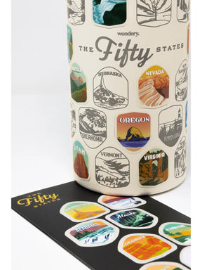 Fifty States Bucket List Water Bottle - US Park Pass
