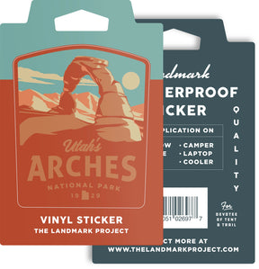 The Landmark Project Weatherproof Vinyl Stickers - US Park Pass