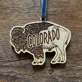 Colorado Bison Ornament - US Park Pass