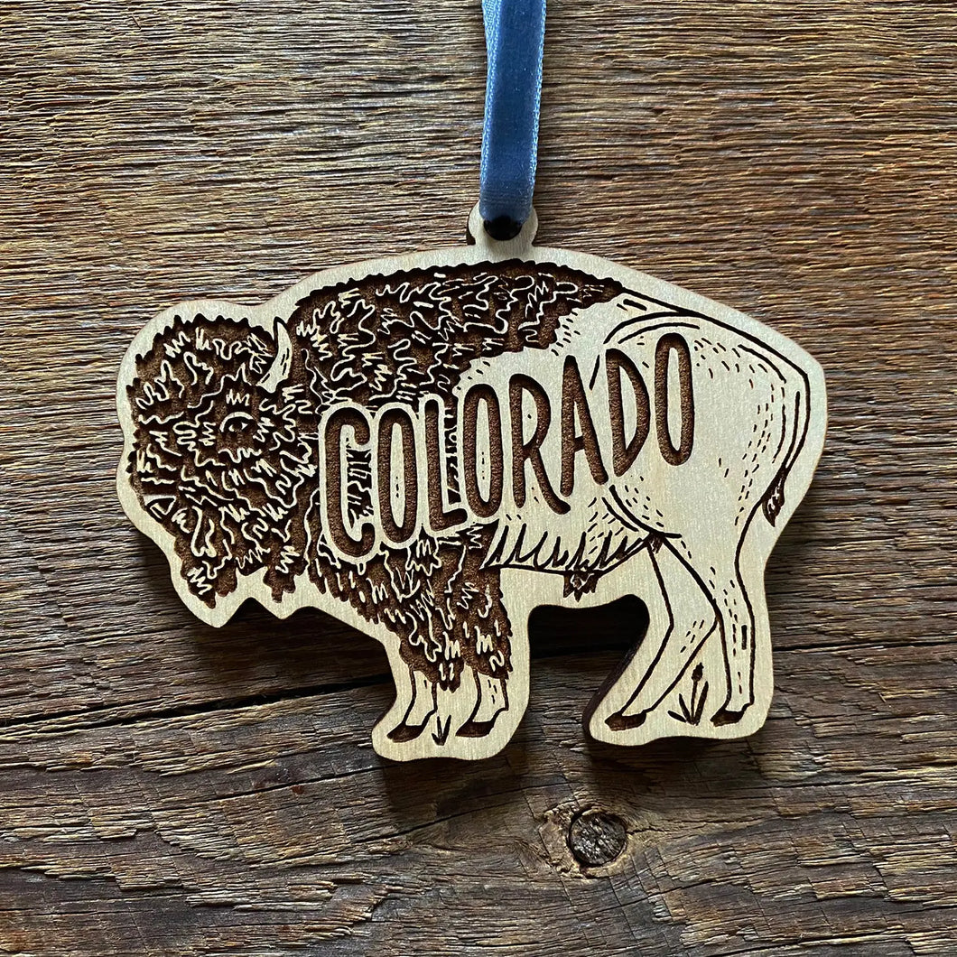 Colorado Bison Ornament