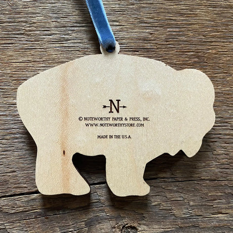 Colorado Bison Ornament - US Park Pass
