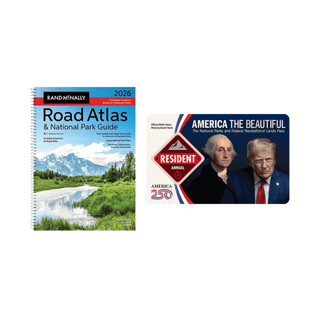 The Adventurer Bundle: Rand McNally Road Atlas + Park Pass - US Park Pass