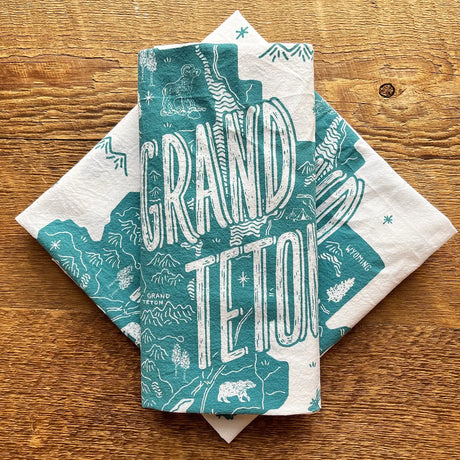 National Park Linen Tea Towels - US Park Pass