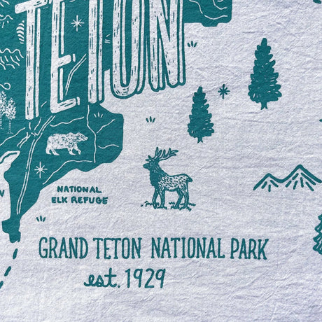 National Park Linen Tea Towels - US Park Pass