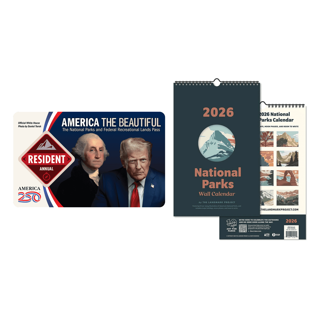 The Season Kickoff Bundle: US Park Pass + National Park Calendar - US Park Pass