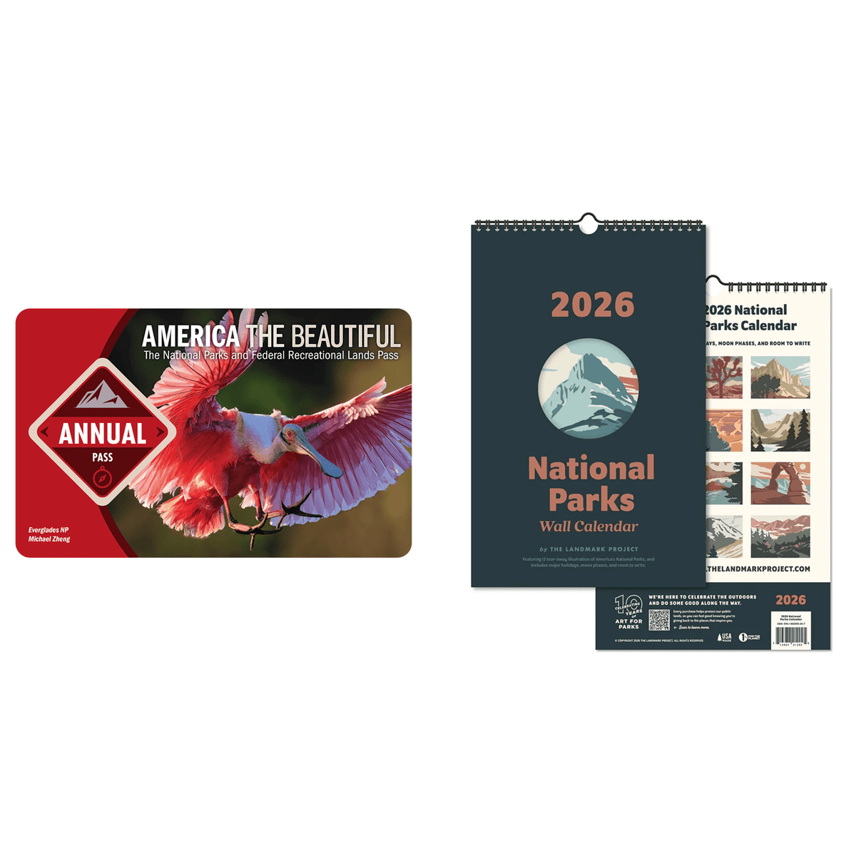 The Season Kickoff Bundle: US Park Pass + National Park Calendar - US Park Pass