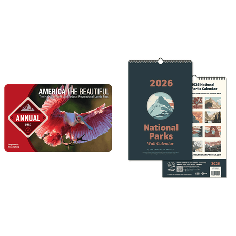 The Season Kickoff Bundle: US Park Pass + National Park Calendar - US Park Pass