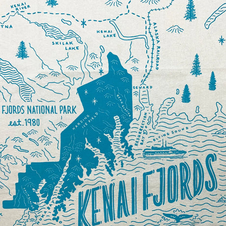 National Park Linen Tea Towels - US Park Pass