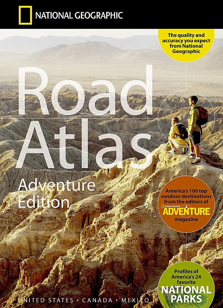 Road Atlas 2024: Adventure Edition [United States, Canada, Mexico]