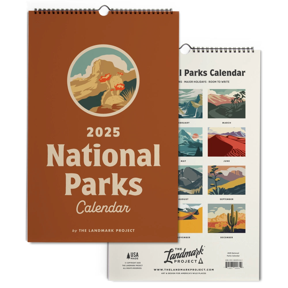 2025 National park Calendar